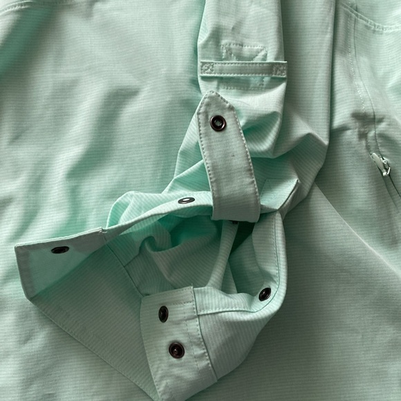 Duluth Trading Company Womens Windbreaker Pullover Tunic  M Mint Green - Picture 8 of 12